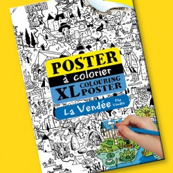 Poster à colorier La Vendée
